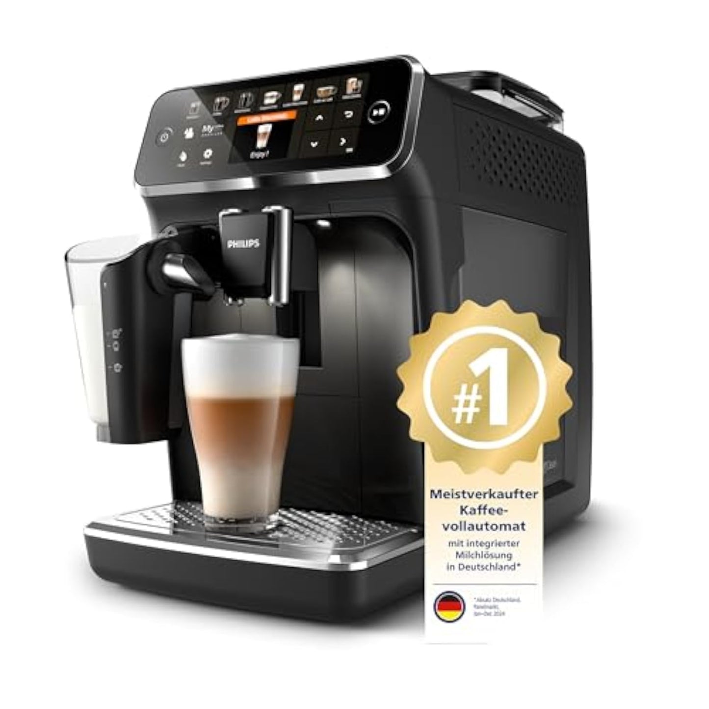 Philips Serie 5400 EP5441/50 Kaffeevollautomat, LatteGo, schwarz