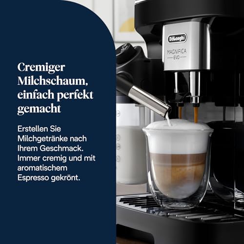 De'Longhi Magnifica Evo ECAM292.81.B Kaffeevollautomat, LatteCrema