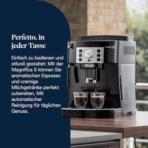 De'Longhi Magnifica S ECAM22.110.B Kaffeevollautomat, schwarz